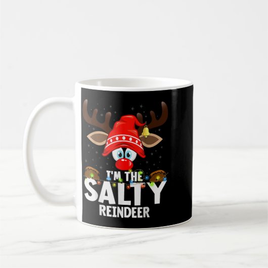 Christmas Matching I'm The Salty Reindeer Koffiemok (Links)
