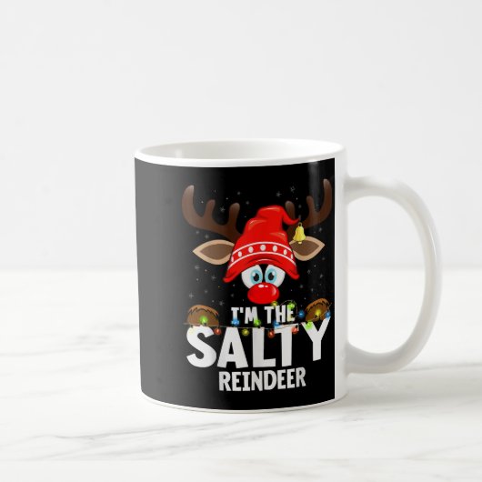 Christmas Matching I'm The Salty Reindeer Koffiemok (Rechts)