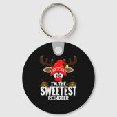Christmas Matching I'm The Sweetest Reindeer Sleutelhanger (Voorkant)