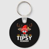 Christmas Matching I'm The Tipsy Reindeer  Sleutelhanger (Voorkant)