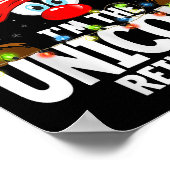 Christmas Matching I'm The Unicorn Reindeer  Poster (Hoek)