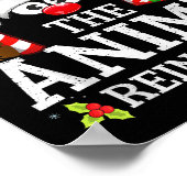 Christmas Matching The Anime Reindeer Family  Poster (Hoek)