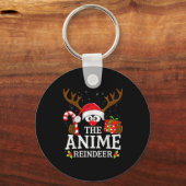 Christmas Matching The Anime Reindeer Family Sleutelhanger (Voorkant)