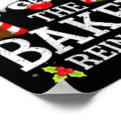 Christmas Matching The Baker Reindeer Family Poster (Hoek)