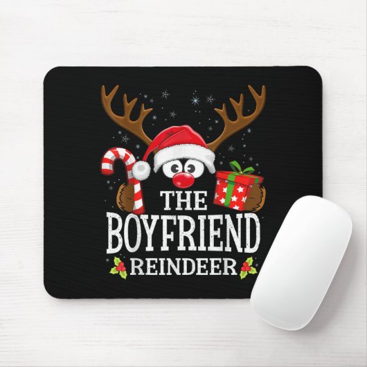 Christmas Matching The Boyfriend Reindeer Family  Muismat (Met muis)