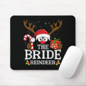 Christmas Matching The Bride Reindeer Family Muismat (Met muis)