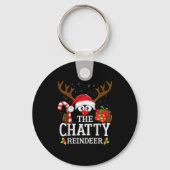 Christmas Matching The Chatty Reindeer Family , Sm Sleutelhanger (Voorkant)