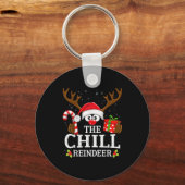 Christmas Matching The Chill Reindeer Family  Sleutelhanger (Voorkant)
