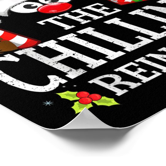 Christmas Matching The Chilling Reindeer Family Poster (Hoek)