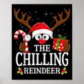 Christmas Matching The Chilling Reindeer Family Poster (Voorkant)