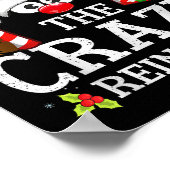 Christmas Matching The Crazy Reindeer Family Poster (Hoek)