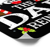 Christmas Matching The Dad Reindeer Family  Poster (Hoek)