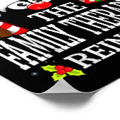 Christmas Matching The Family Therast Reindeer Fam Poster (Hoek)