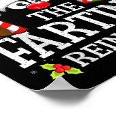 Christmas Matching The Farting Reindeer Family Poster (Hoek)