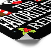 Christmas Matching The Favorite Child Reindeer Fam Poster (Hoek)