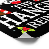 Christmas Matching The Hangry Reindeer Family  Poster (Hoek)