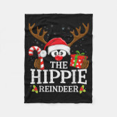 Christmas Matching The Hipe Reindeer Family Fleece Deken (Voorkant)