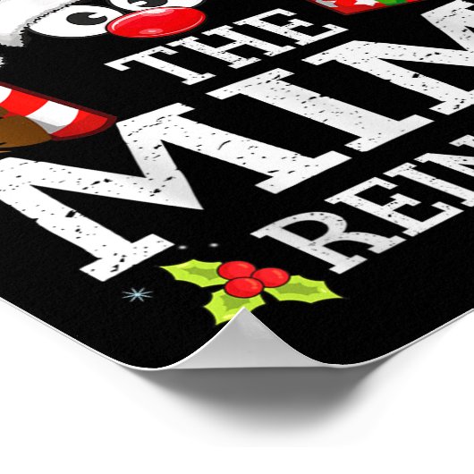 Christmas Matching The Mimi Reindeer Family Poster (Hoek)
