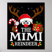 Christmas Matching The Mimi Reindeer Family  Poster (Voorkant)