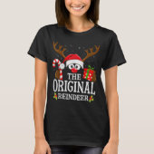 Christmas Matching The Original Reindeer Family  T-shirt (Voorkant)