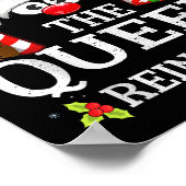 Christmas Matching The Queen Reindeer Family Poster (Hoek)
