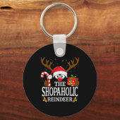 Christmas Matching The Shopaholic Reindeer Family  Sleutelhanger (Voorkant)
