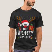 Christmas Matching The Srty Reindeer Family T-shirt (Voorkant)