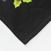 Christmas Matching The Writing Music Reindeer Fami Fleece Deken (Hoek)