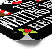 Christmas Matching The Writing Music Reindeer Fami Poster (Hoek)