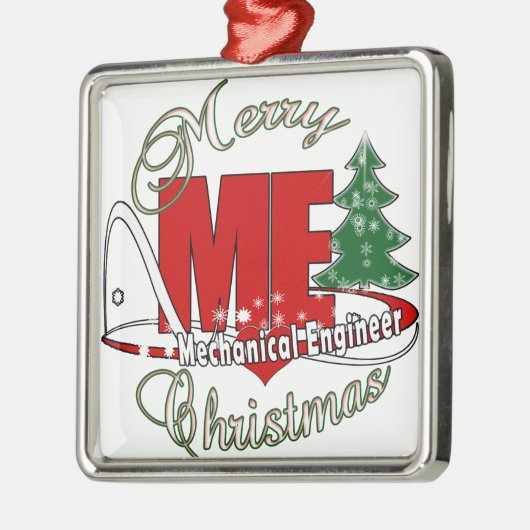 CHRISTMAS ME MECHANICAL ENGINEER METALEN ORNAMENT (Links)