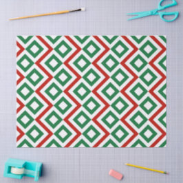 Christmas Meander Tissue Paper Tissuepapier