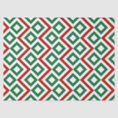 Christmas Meander Tissue Paper Tissuepapier (Voorkant)