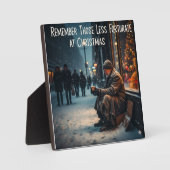 CHRISTMAS MEANING PICTURE REMEMBER THE POOR FOTOPLAAT (Voorkant)