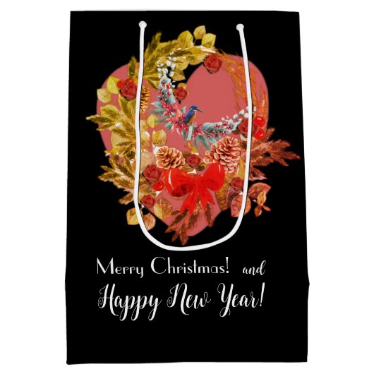 Christmas! Medium Cadeauzakje (Achterkant)