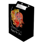 Christmas! Medium Cadeauzakje (Achterkant Gekanteld)