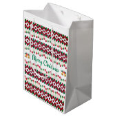 Christmas Medium Cadeauzakje (Achterkant Gekanteld)