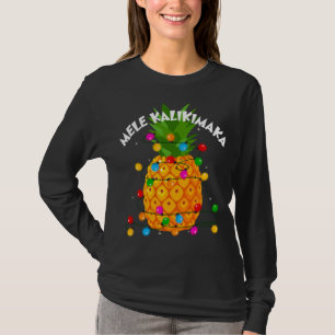 Christmas Mele Kalikimaka Ananas Lover Hawaii X T-shirt
