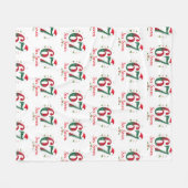 Christmas Meme Six Seven 67 6 7 Holiday Fleece Deken (Voorkant (Horizontaal))