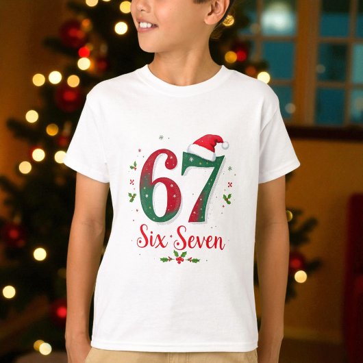 Christmas Meme Six Seven 67 6 7 Holiday T-shirt