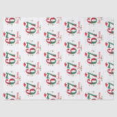 Christmas Meme Six Seven 67 6 7 Holiday Tissuepapier (Voorkant)