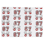 Christmas Meme Six Seven 67 6 7 Santa  Groot Cadeauzakje (Achterkant)