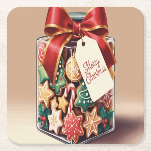 Christmas Memories Cookie Jar Onderzetter (Voorkant)