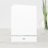 Christmas Memories...zacht aqua  ontwerp Feestdagen Kaart (Achterkant)