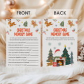 Christmas Memory Game  Feestdagenkaart