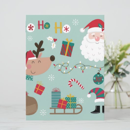 Christmas menu (Staand voorkant)