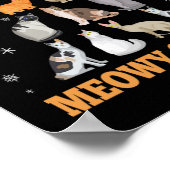 Christmas Meowy Catmas Holiday Cat Lover Gift Poster (Hoek)