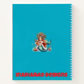 Christmas Mermaid Spiral Notitieboek – Bewerkbare  (Achterkant)