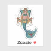 Christmas mermaid stickers by Renee Lavoie (Vel)