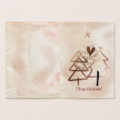 Christmas Merry and Bright Treeis Folie Kaarten (Binnen)