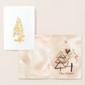 Christmas Merry and Bright Treeis Folie Kaarten (Display)